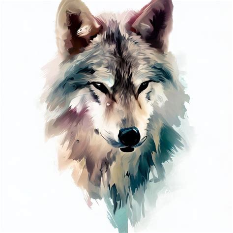 Abstract Wolf Portrait - www.fineaiart.art (9) by Fineaiart on DeviantArt