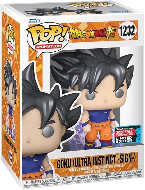 Funko Pop Animation Dragon Ball Super Goku Ultra Instinct Sign