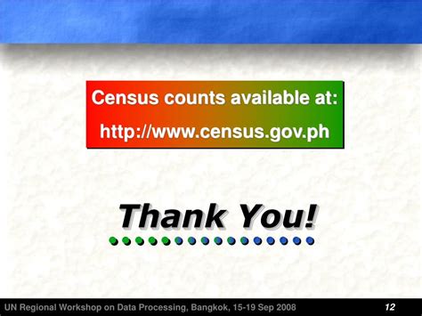 Ppt Philippines 2007 Census Of Population Data Processing Powerpoint