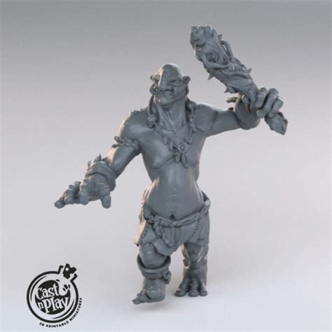 Dungeon Troll And Ogre Miniature Dnd Pathfinder Etsy