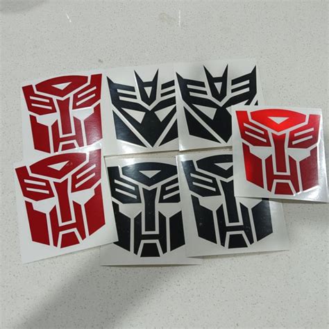 Transformers Car Sticker Autobots Decepticons Cutting Sticker