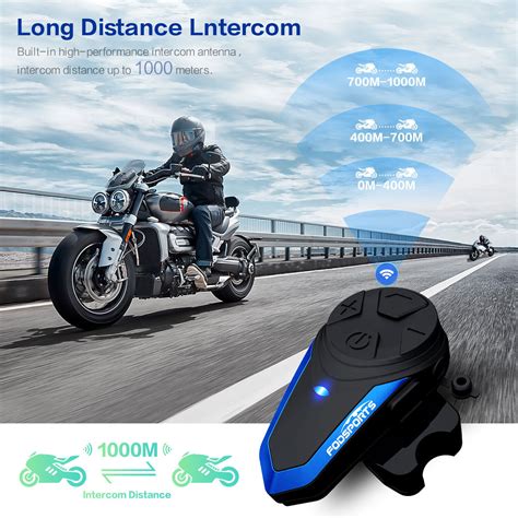 Bt S M Motorcycle Helmet Interphone Bluetooth Intercom Headset Fm