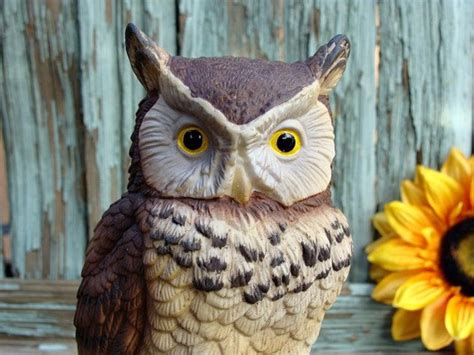 Andrea Sadek Great Horned Owl Figurine NR 9339 Made In Japan Etsy