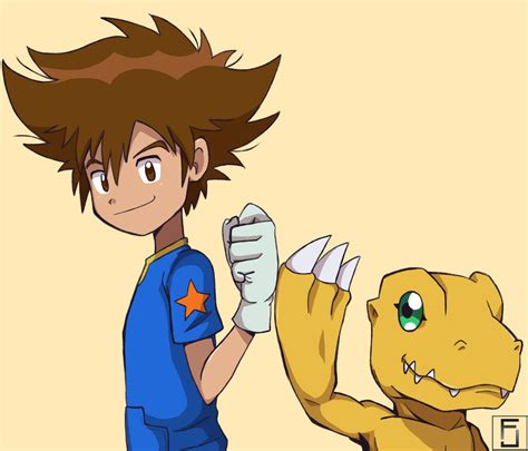 Tai And Agumon 2020 By Fulljuan On Deviantart