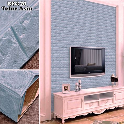 Jual Mutiara Wallpaper D Motif Bata Brickfoam Bata Wallpaper Foam Bata