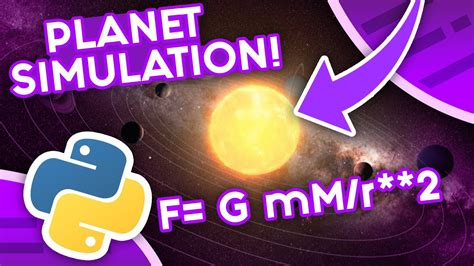 Planet Simulation In Python Tutorial Youtube