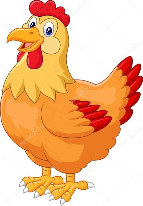 Gallina De Pollo Lindo Posando Vector De Stock Por ©tigatelu 82289780