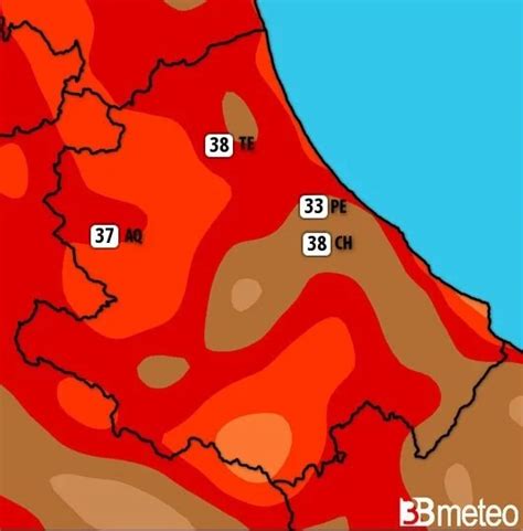 Meteo Abruzzo Eccezionale Ondata Di Caldo Africano Temperature