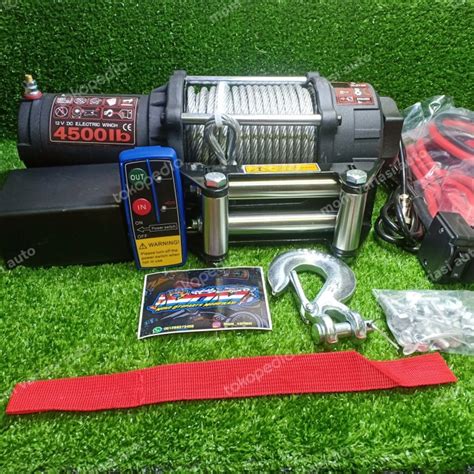 Jual Elektrik Winch 4500 Lbs 12 Volt Winch Atv 4500 Lbs 12 Volt Tali