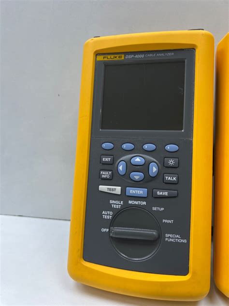 Fluke Dsp Cable Analyzer Sr Dsp Lia Lia Heart Of