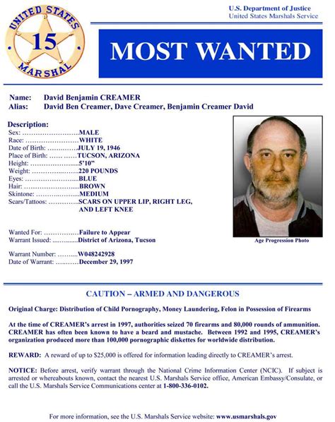 Photos Us Marshals 15 Most Wanted Fugitives