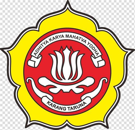 Yellow And Red Karang Taruna Logo Karang Taruna Logo Organization