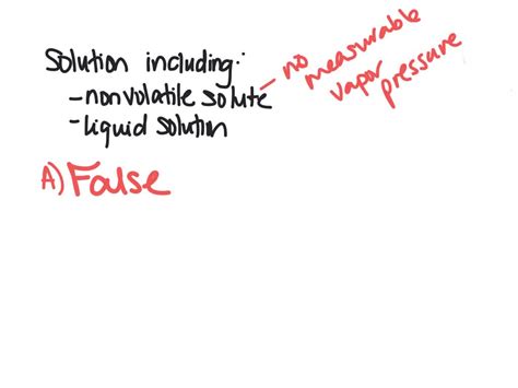 SOLVED You Make A Solution Of A Nonvolatile Solute With A Liquid