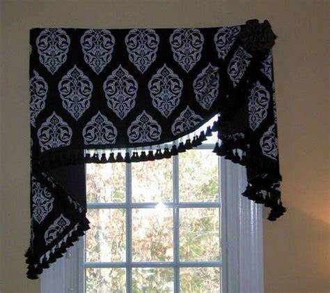 Valance Window Scarf Ideas With Tassels Master Bedroom Window