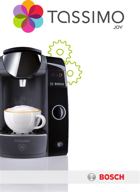 Handleiding Bosch Tassimo Joy Tas Xx Pagina Van Duits