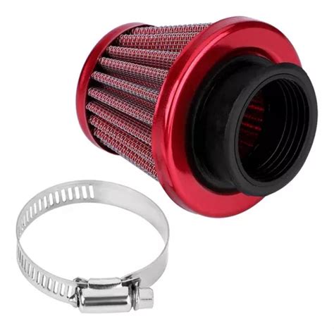 Filtro De Aire De Alto Flujo 38mm Rojo Para Motocicleta Atv Cuotas