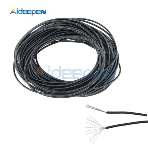 Black Meters Ul Wire Awg Pvc Insulated Wire Electrical Cable