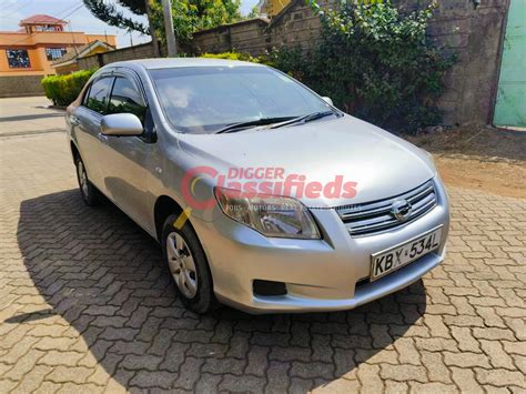 2009 Toyota Axio For Sale In Kenya Digger Motors