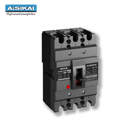 3 Pole 800a Molded Case Circuit Breaker Electromagnetic Trip Mccb China Aisikai Mccb Facotry