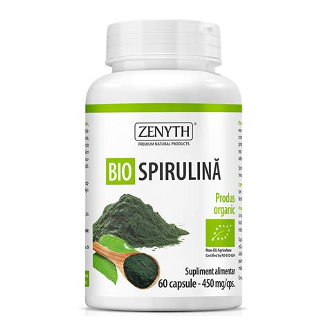 Bio Spirulina 60 Capsule Zenyth Dr Max Farmacie