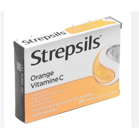 Reckitt Benckiser Strepsils Orange Vitamine C Pastilles