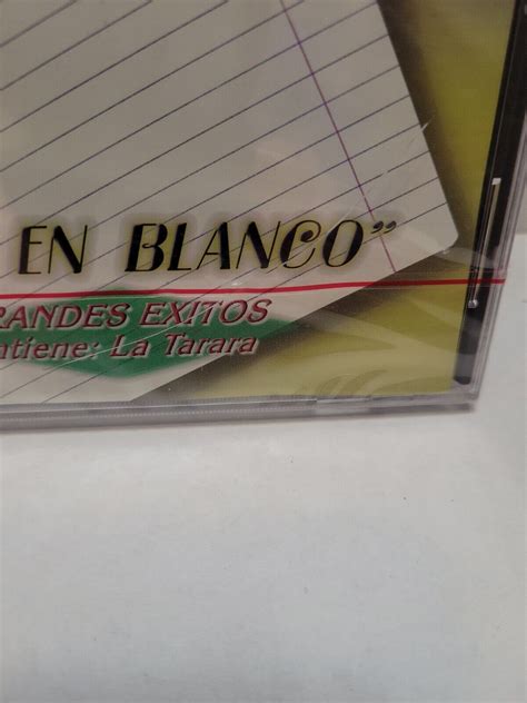 Hoja En Blanco Grandes Exitos By La Tropa Vallenata Cd