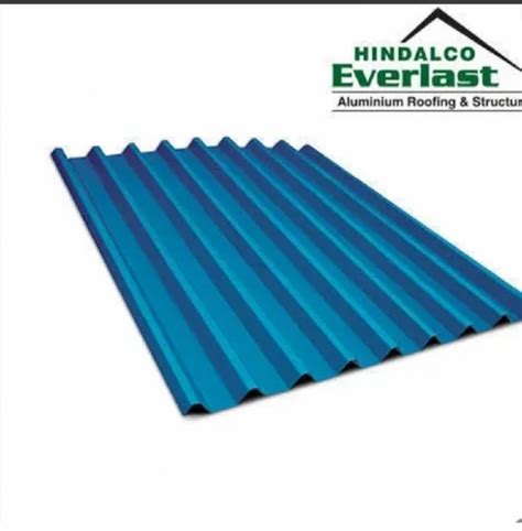 HINDALCO Aluminium Color Coated Troughed Roofing Sheet 0 71mm At 270