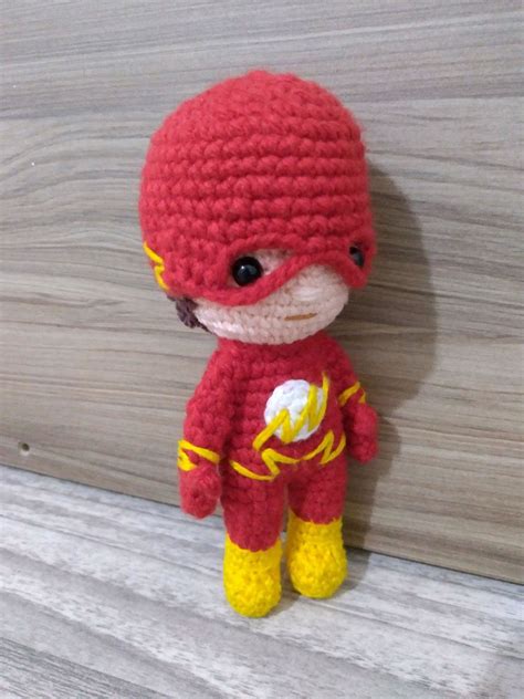 Boneco Flash Amigurumi Loja Noumadí Elo7 Produtos Especiais