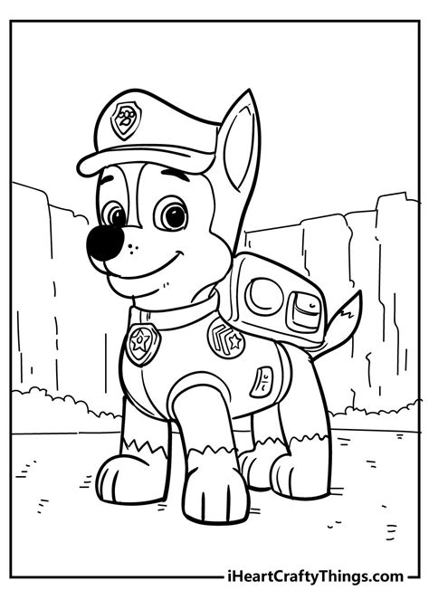 Printable Full Size Paw Patrol Coloring Pages