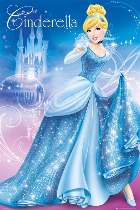 Disney Princess Cinderella Poster 24x36 Sold by Art.Com - Walmart.com ...