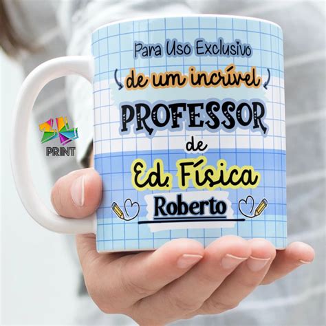 Caneca Porcelana Uso Exclusivo De Um Incr Vel Professor De Educa O