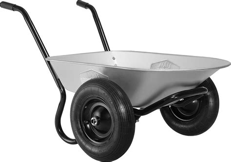 Gardebruk Heavy Duty Garden Wheelbarrow L Kg Pneumatic Tyre