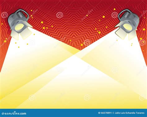 Spotlight Background Cartoon Vector | CartoonDealer.com #66578891