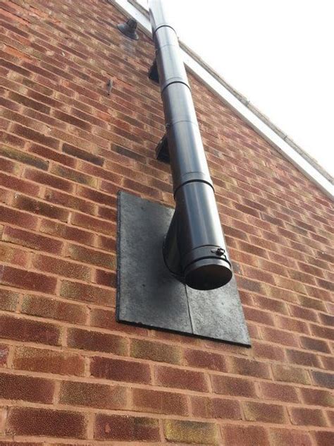 Installing A Twin Wall Flue Chimney System Wood Stove Installation