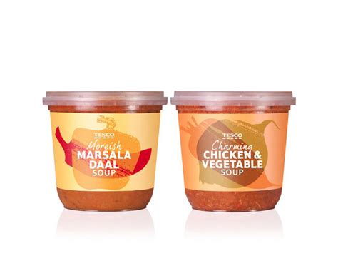 Tesco Meal Soups On Packaging Of The World Creative Package Design