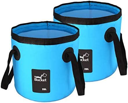 Amazon Collapsible Bucket Camping Water Storage Container Gallon