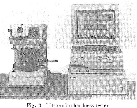 Figure 2 From Evaluation Of Surface By An Ultra Micro Hardness Tester