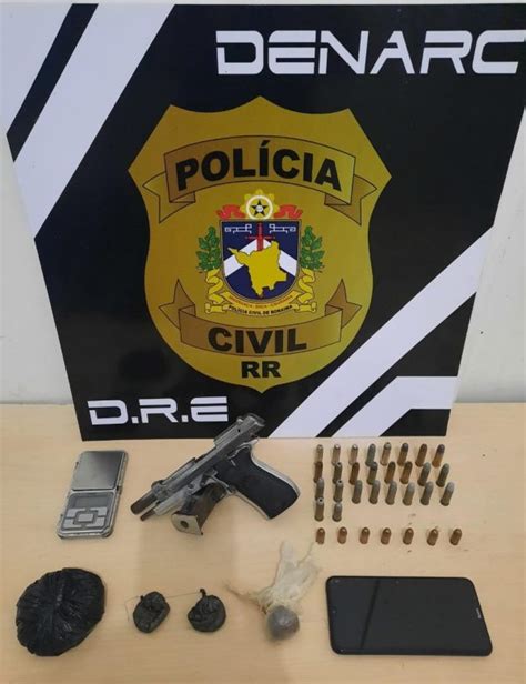 Polícia Civil Apreende Droga Arma E Munições Em Guarda Roupa