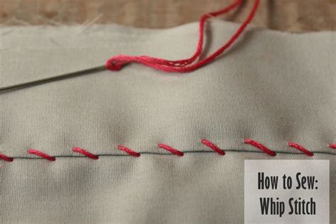 How To Sew Six Basic Hand Stitches