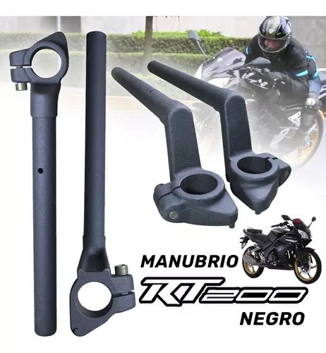 Manubrio Manillar Negro Mate Para Moto Rt Rt Gp Meses Sin