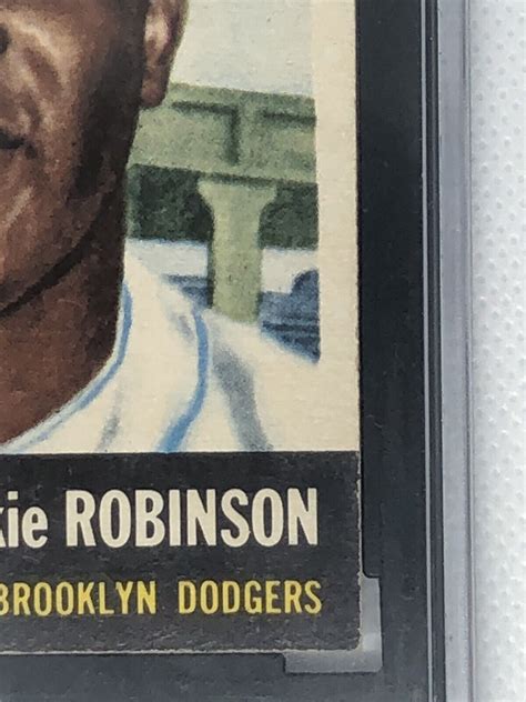 Topps Jackie Robinson Card Hof Certified Sgc Vg Ex Rare