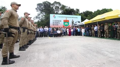 PMSC inaugura sede da 1ª Companhia do 21 Batalhão de Polícia Militar