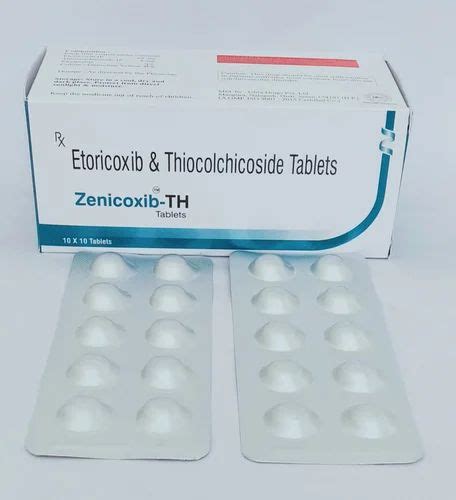 Etoricoxib Thiocolchicoside Tablet At Box Mixed Range In