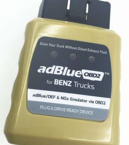 Adblue Obd2 Emulator For Trucks Plug And Drive Ready Device