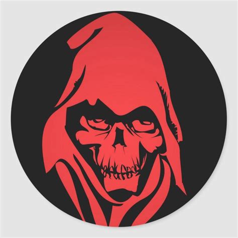 Grim Reaper Sticker | Zazzle.com in 2021 | Grim reaper, Custom stickers, Stickers custom