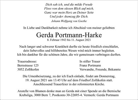 Gerda Portmann Harke Hommages