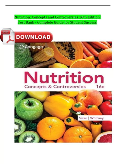 Nutrition Concepts And Controversies Test Bank