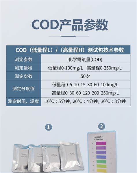 涛克 水质快速检测包cod氨氮总磷总氮铜镍锌铬比快速测试包 阿仪网