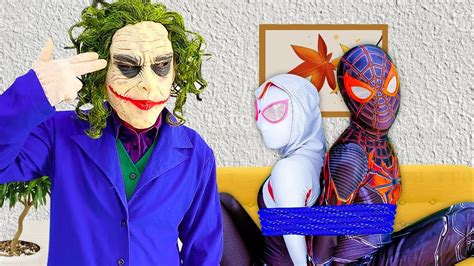 Team Spider Man Vs Bad Guy Team Joker Creation Zombie Live Action