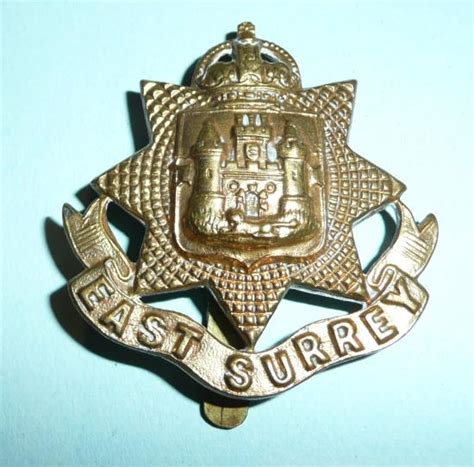 The Quartermaster S Store Ww East Surrey Regiment Gilding Metal